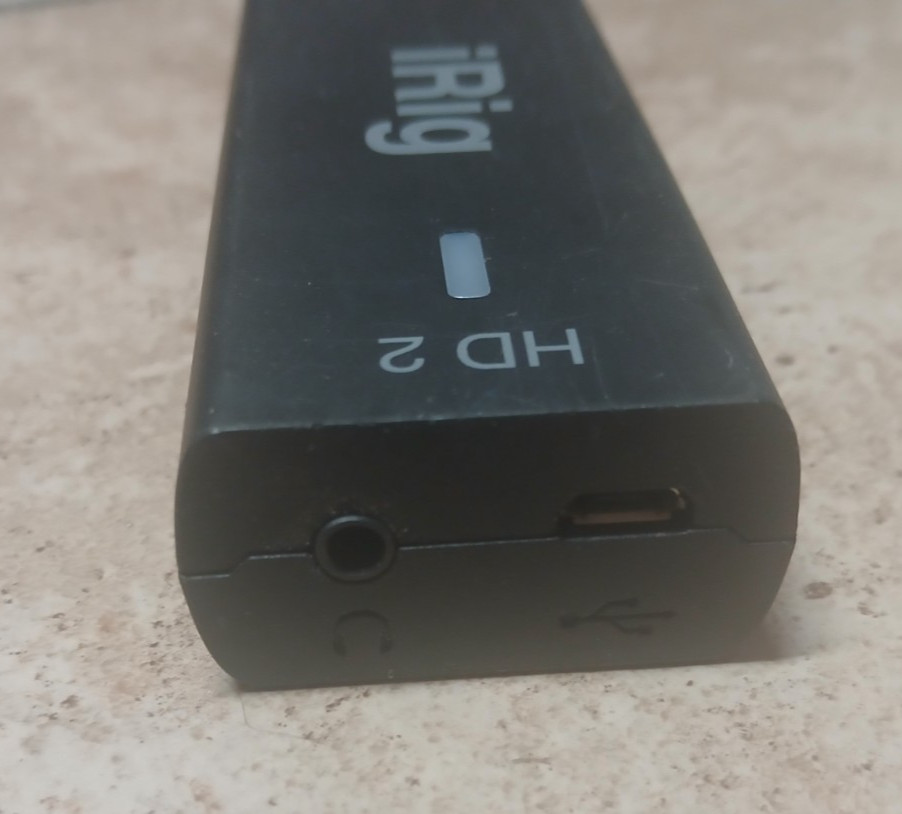 IK iRig HD 2 Guitar Interface Pre-Owned *POWER TESTED ONLY-NOT FUNCTION TESTED*