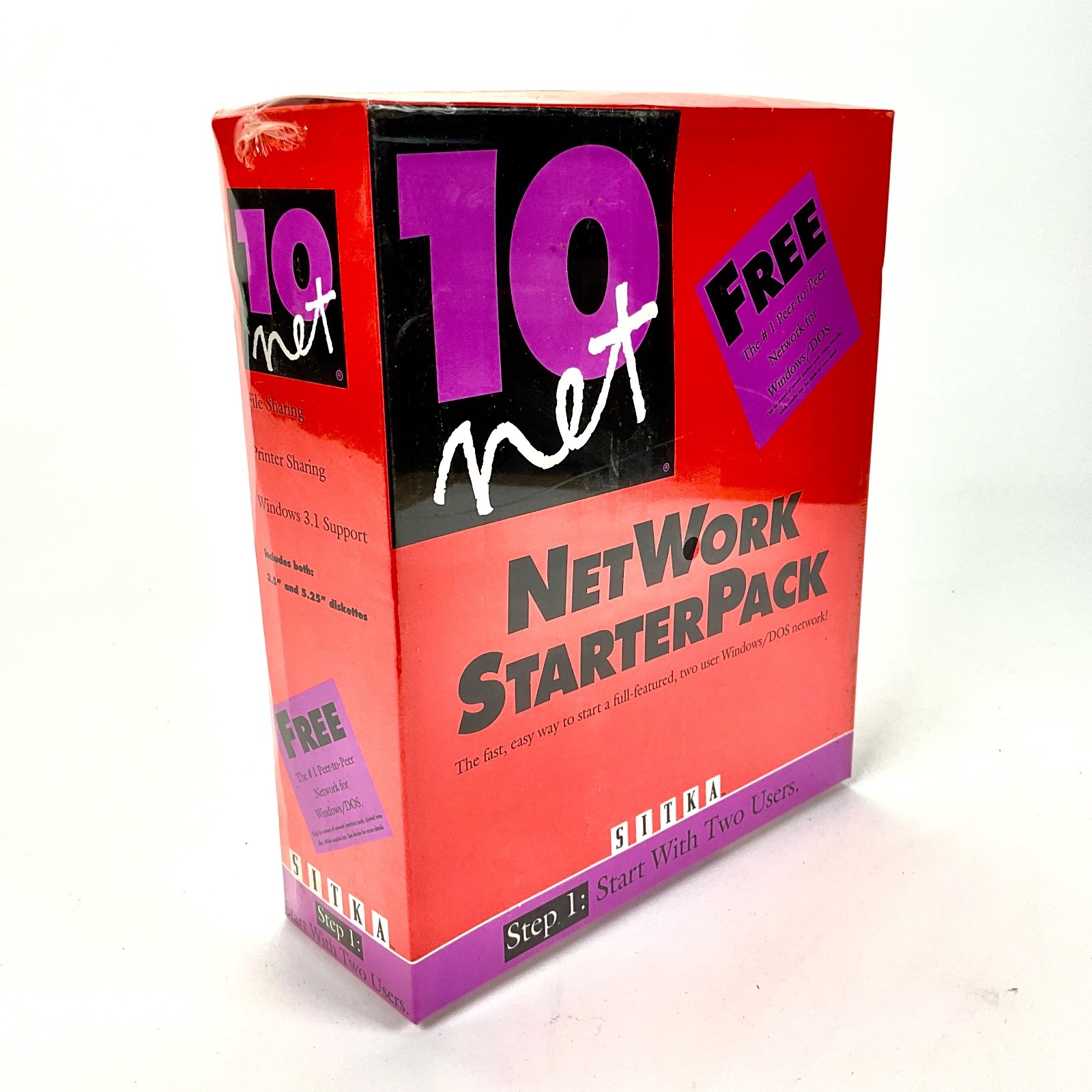 SITKA 10net NetWork Starter Pack Version 5.0 600-2927-01 Vintage Factory Sealed