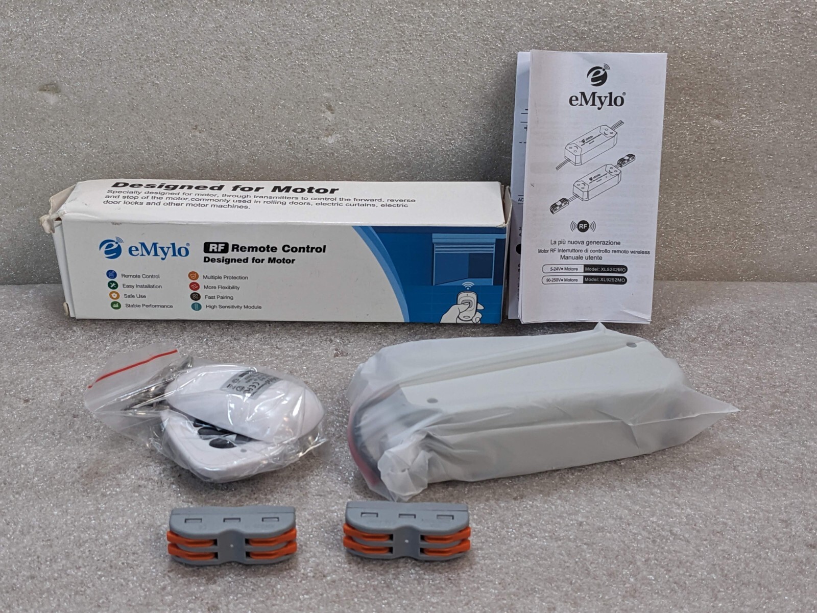 Emylo Smart RF Motor Controller Switch Relay Wireless Remote Switch 12V