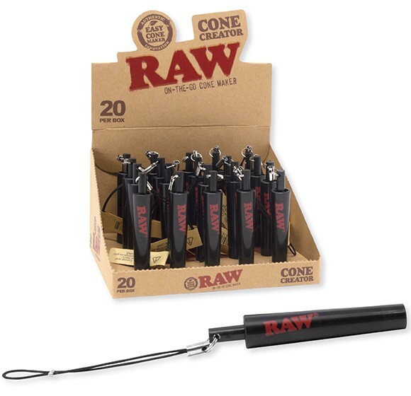 4 RAW Rolling Papers Cone Creator on the go cone maker