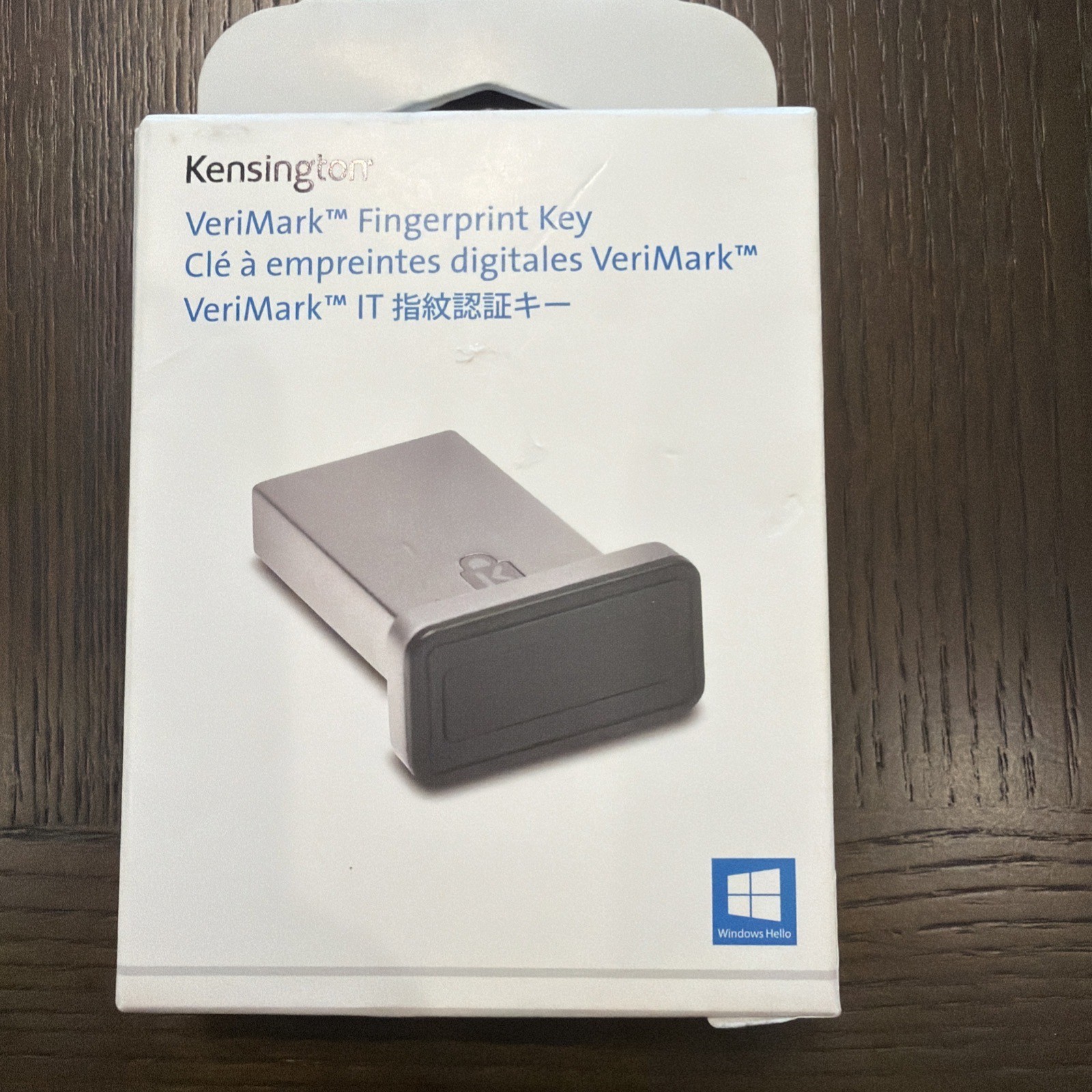 NIB Kensington VeriMark Fingerprint Key | Windows Hello USB-A Version