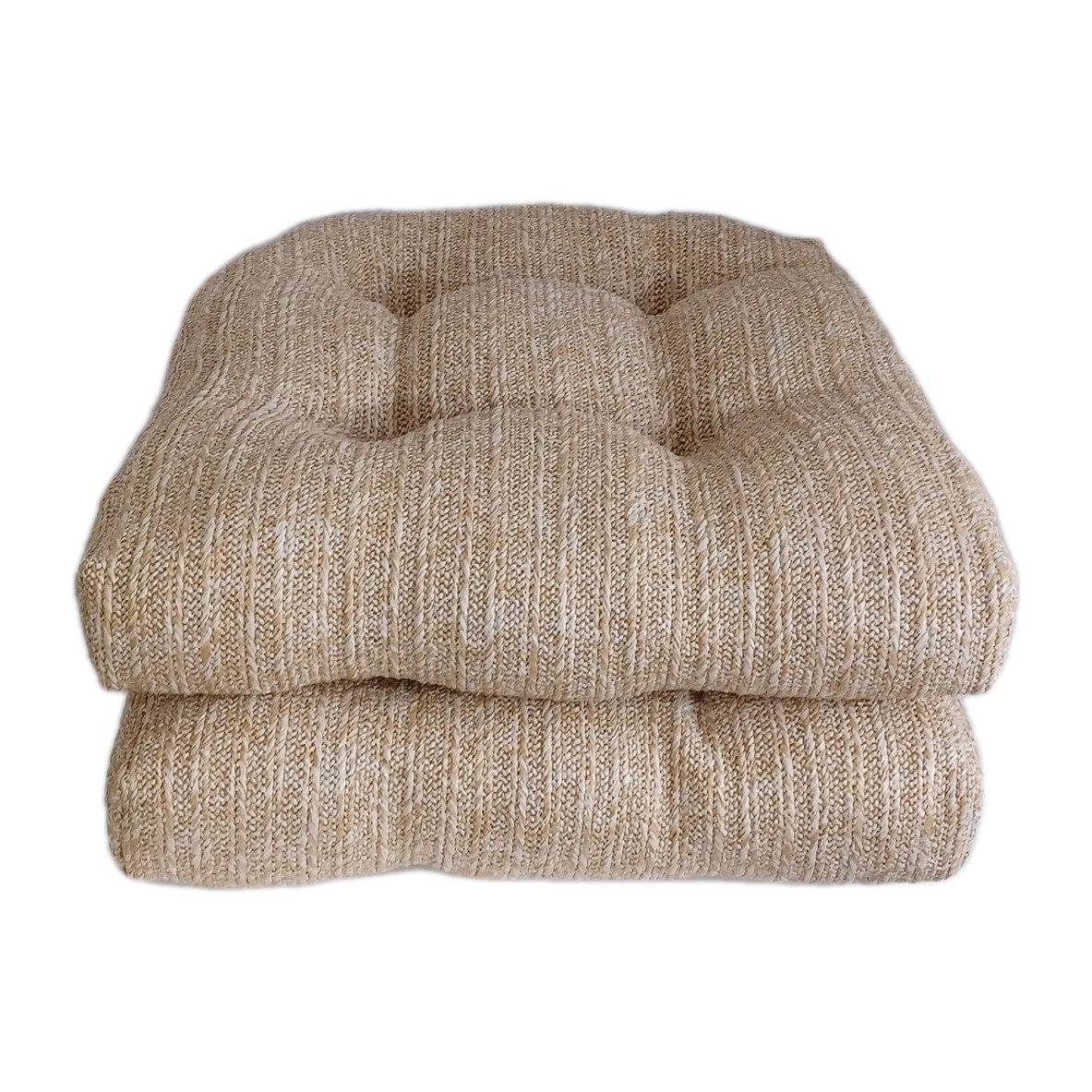 New!  Set of 2 Amelia Tommy Bahama Outdoor Cushions 20” x 20” Straw Tufted Tan