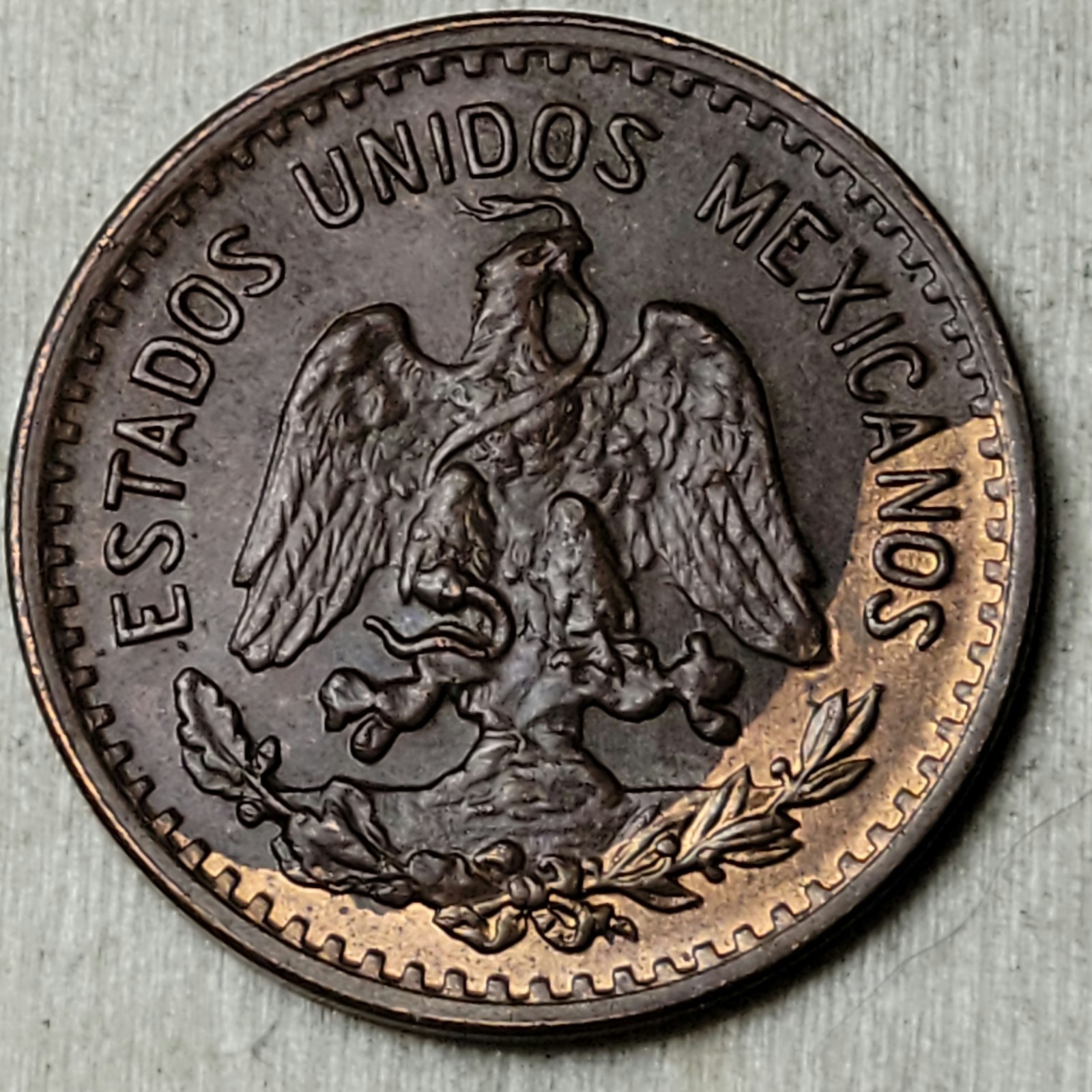 1946  - Mexico - 1 Centavo Coin  - KM#415 - Uncirculated - B140
