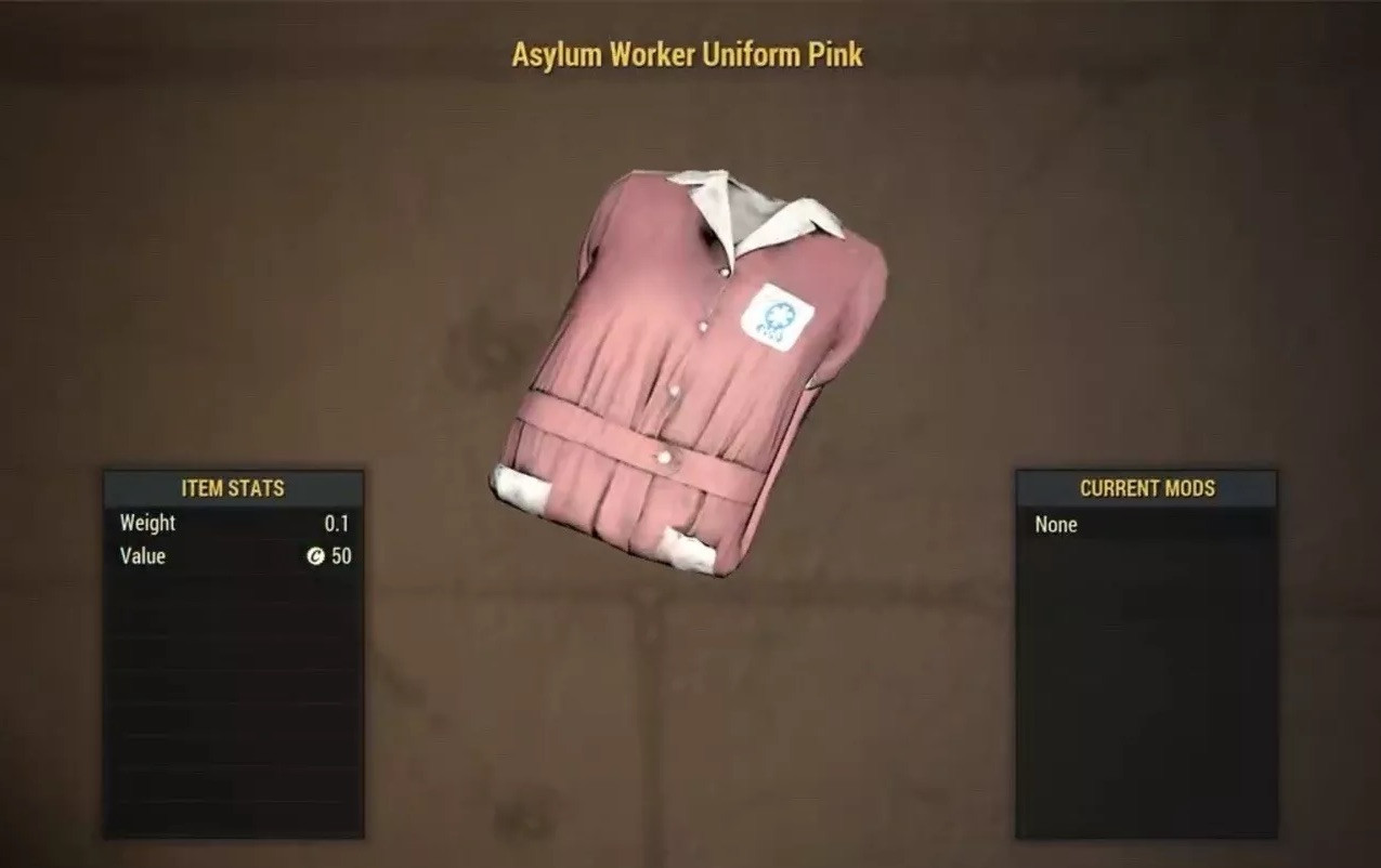 (Xbox) Asylum Worker Uniform Pink
