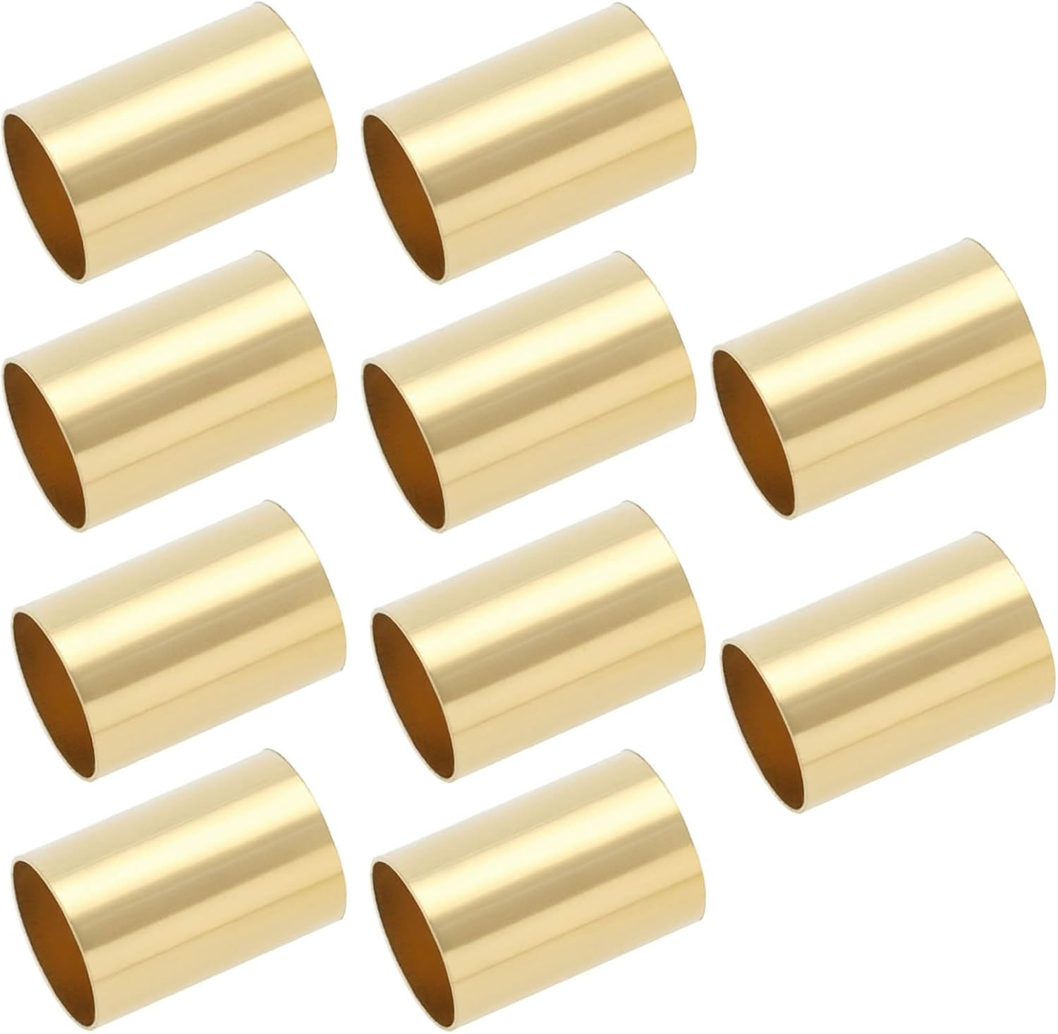 10pcs Brass Pot Sleeves 6.35mm OD 6.04mm ID Guitar Split Shaft Pots Sleeves Bras