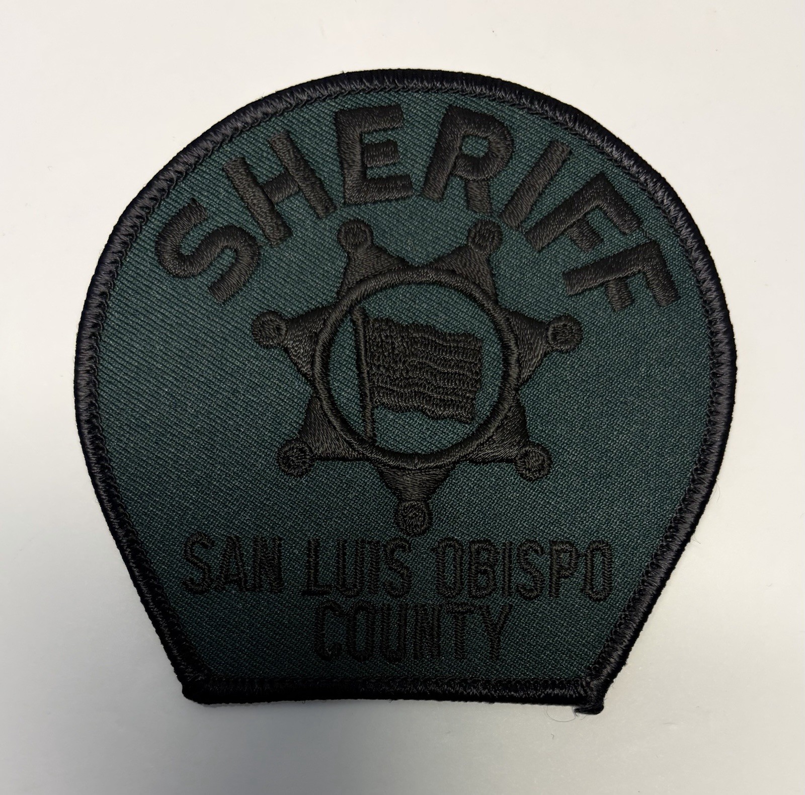 CALIFORNIA SAN LUIS OBISPO COUNTY SHERIFF PATCH SUBDUED SWAT #D34