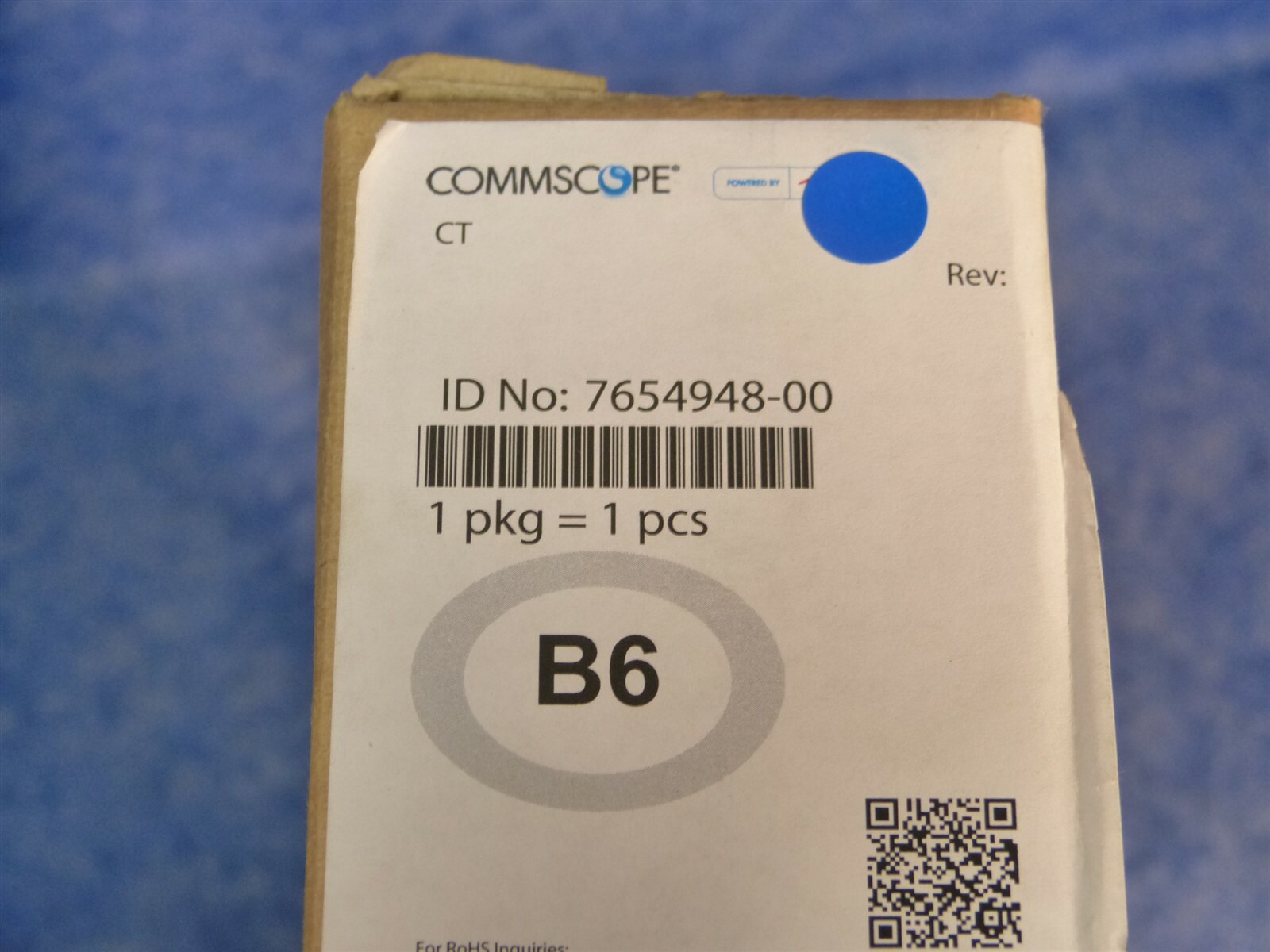 Commscope 7654948-00 CommScope Black Cable Tray Manager (H29)