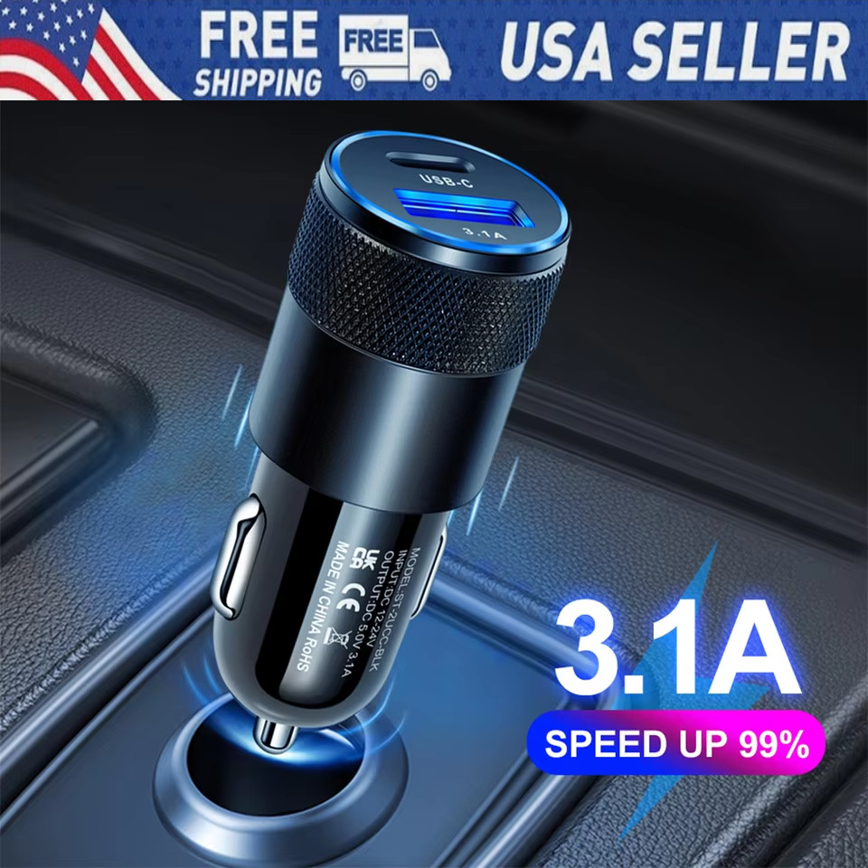 30W Fast Charge USB PD Type-C Car Charger Adapter For iPhone 14 13 12 11 Pro Max
