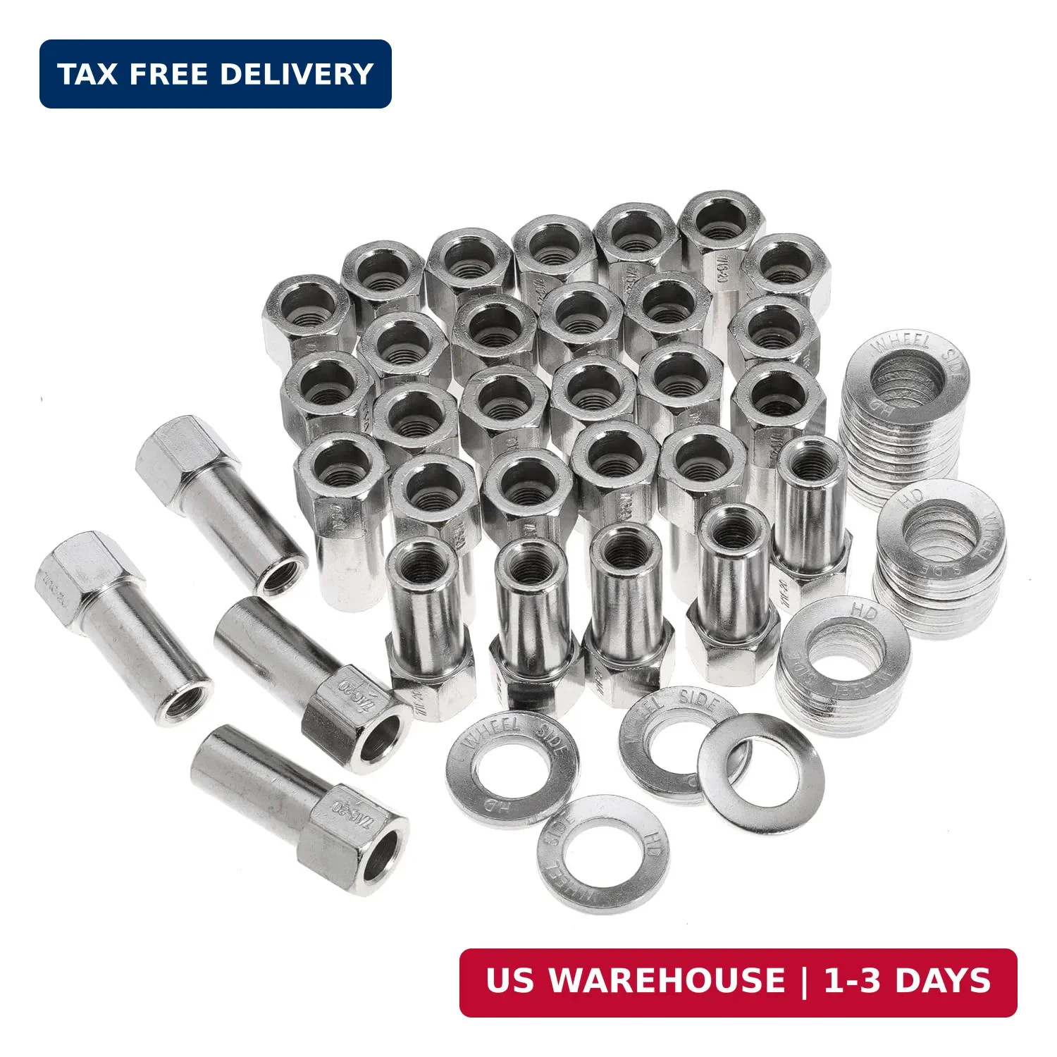 7/16"-20 Wheel Lug Nut for Cragar for SST Mag with Center Washer Open Ended, 13/