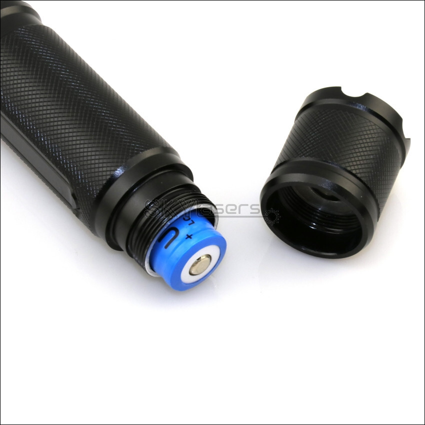 1mw Adjustable Focus 450nm Blue Laser pointer Pen Visible Beam Light USA