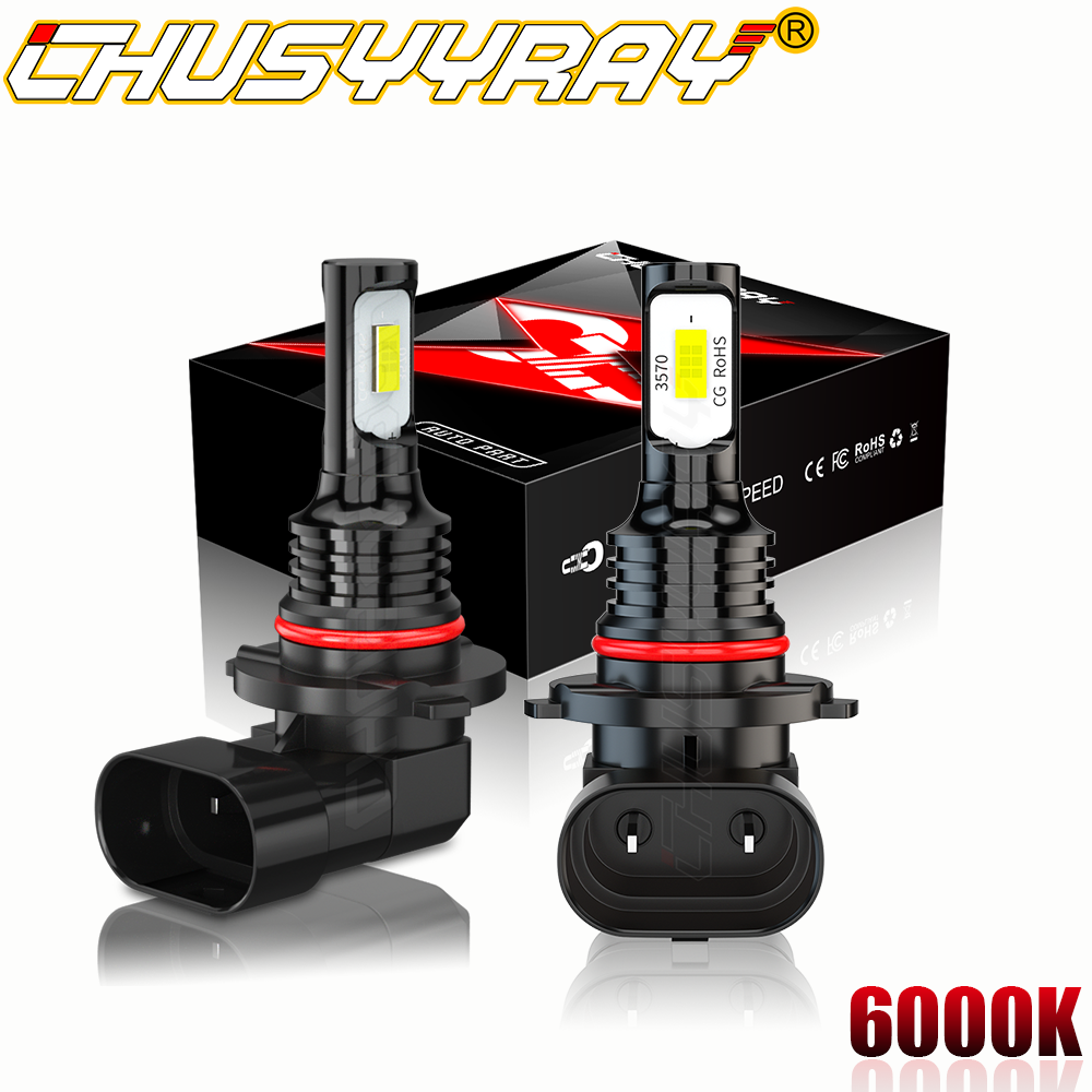 9012 LED Headlight Conversion Kit High/Low Beam Bulbs Super White Light USA Ship