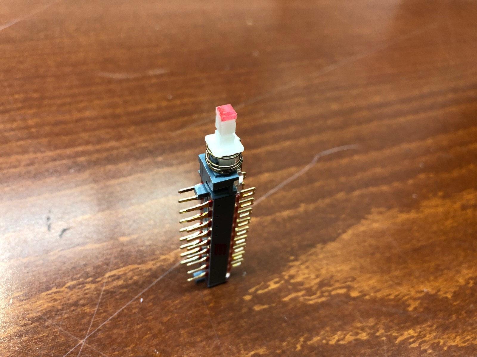 QTY-5 Push Button Switch, 6PDT, E-Switch TA6UEEAAGPS, Toneluck PBN-S6A35-AAG