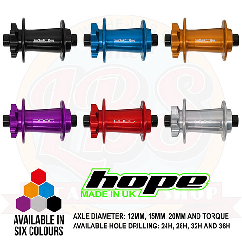 Hope Pro 5 Front Boost 6 Bolt / Centerlock CL Hub 110mm Width All Options - New