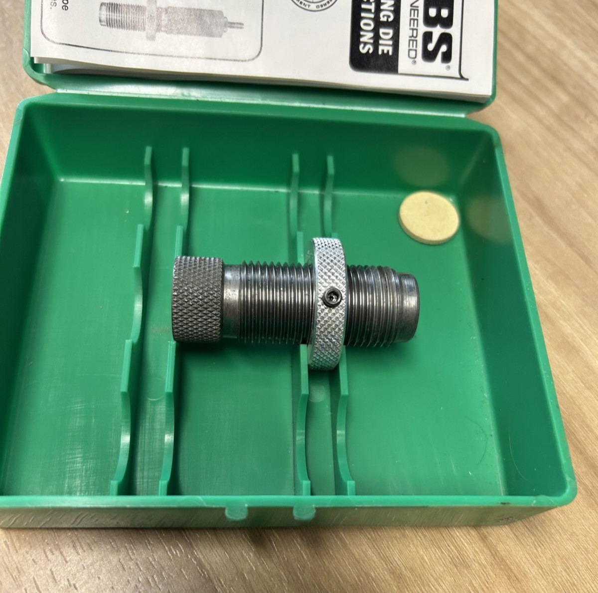 RCBS Reloading Dies, Carbide Sizing Die 30 Carbine, 18037, NR-9