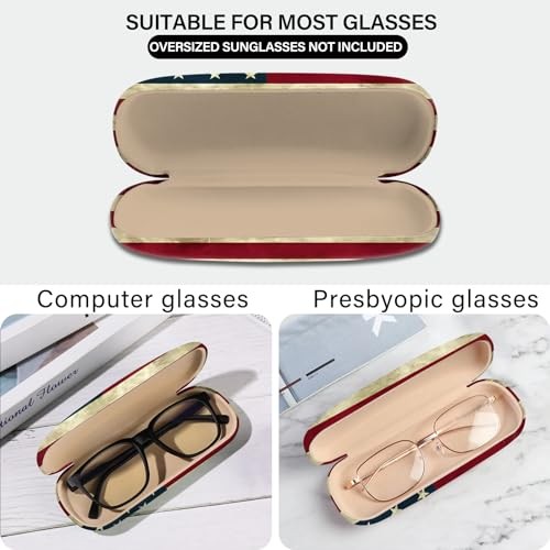 Eyeglasses Case Hard Shell Protective Case for Glasses Eyeglass Box M31-flag-1