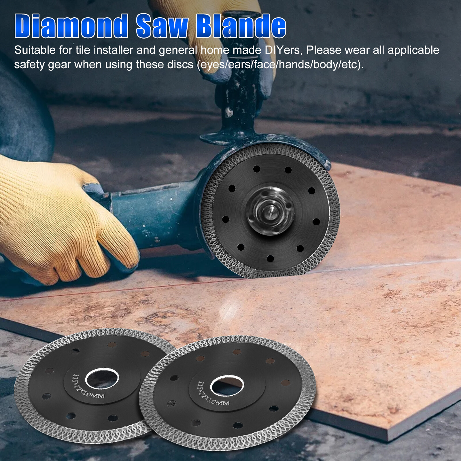 4/4.5inch Porcelain Tile Turbo Diamond Dry Cutting Saw Blade/Disc Grinder Wheel