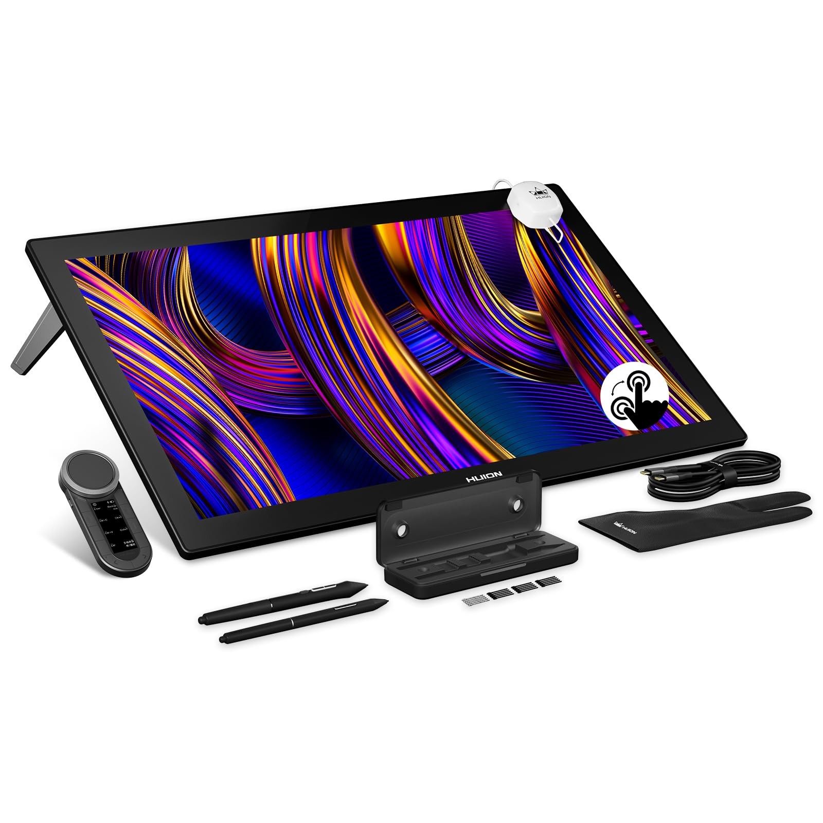 HUION Kamvas Pro 27(144Hz) Drawing Tablet 27"4K Display 16384 Levels PenTech 4.0