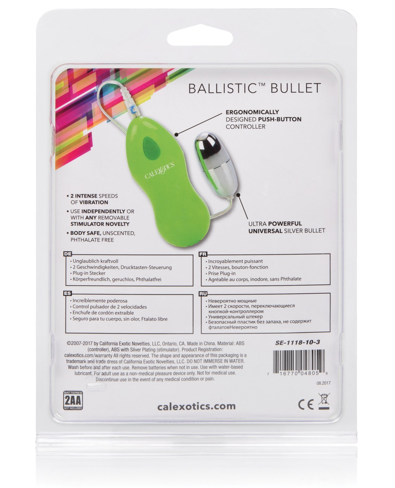 CalExotics Ballistic Bullet Vibrator