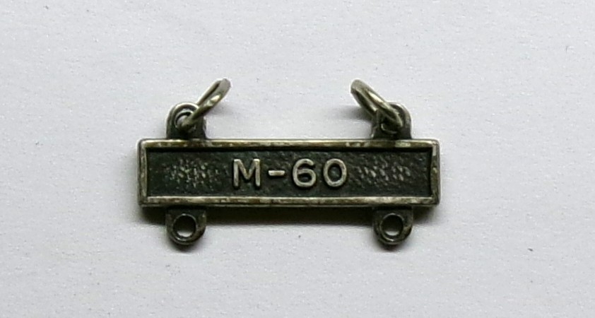 U. S. Army Basic Qualification Badge M-60 Bar