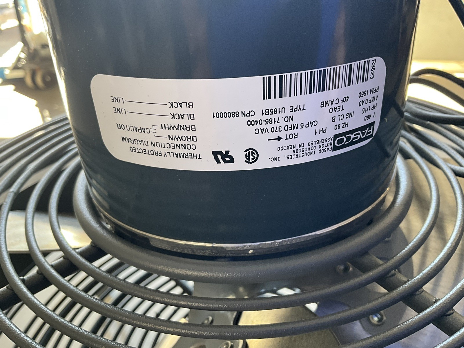Carlyle 06DA680073 Cooling Fan Assembly (460V)