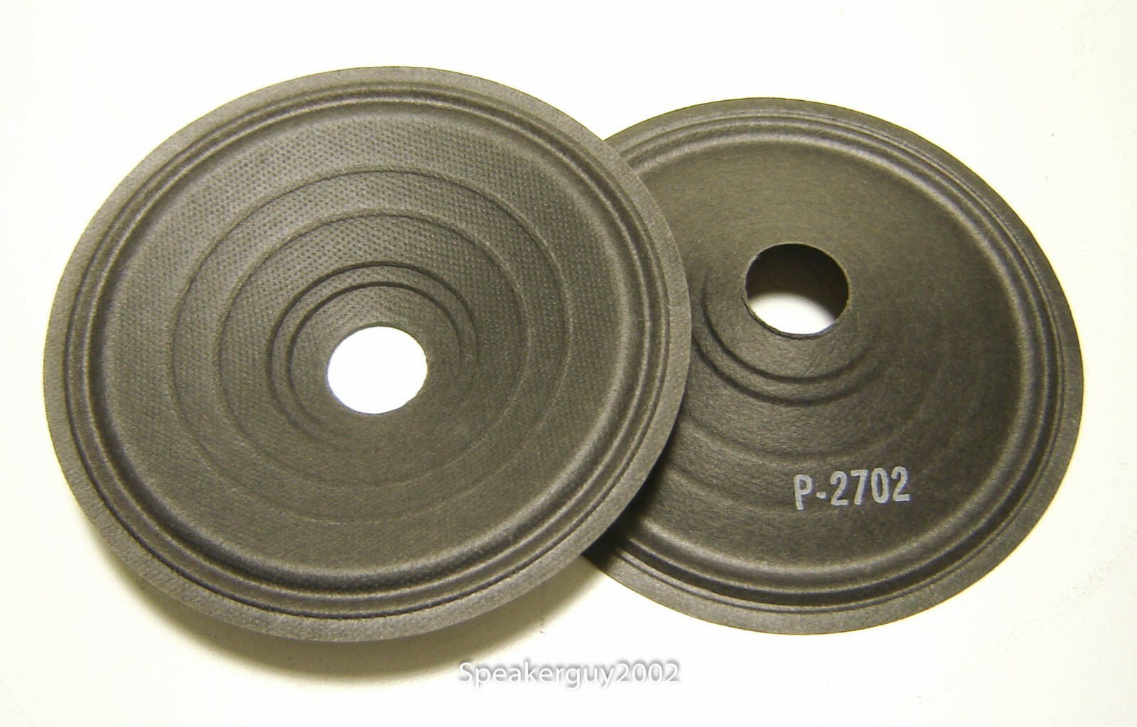 Pair Vintage 4" Paper Cones - Speaker Parts - P2702 -- CS