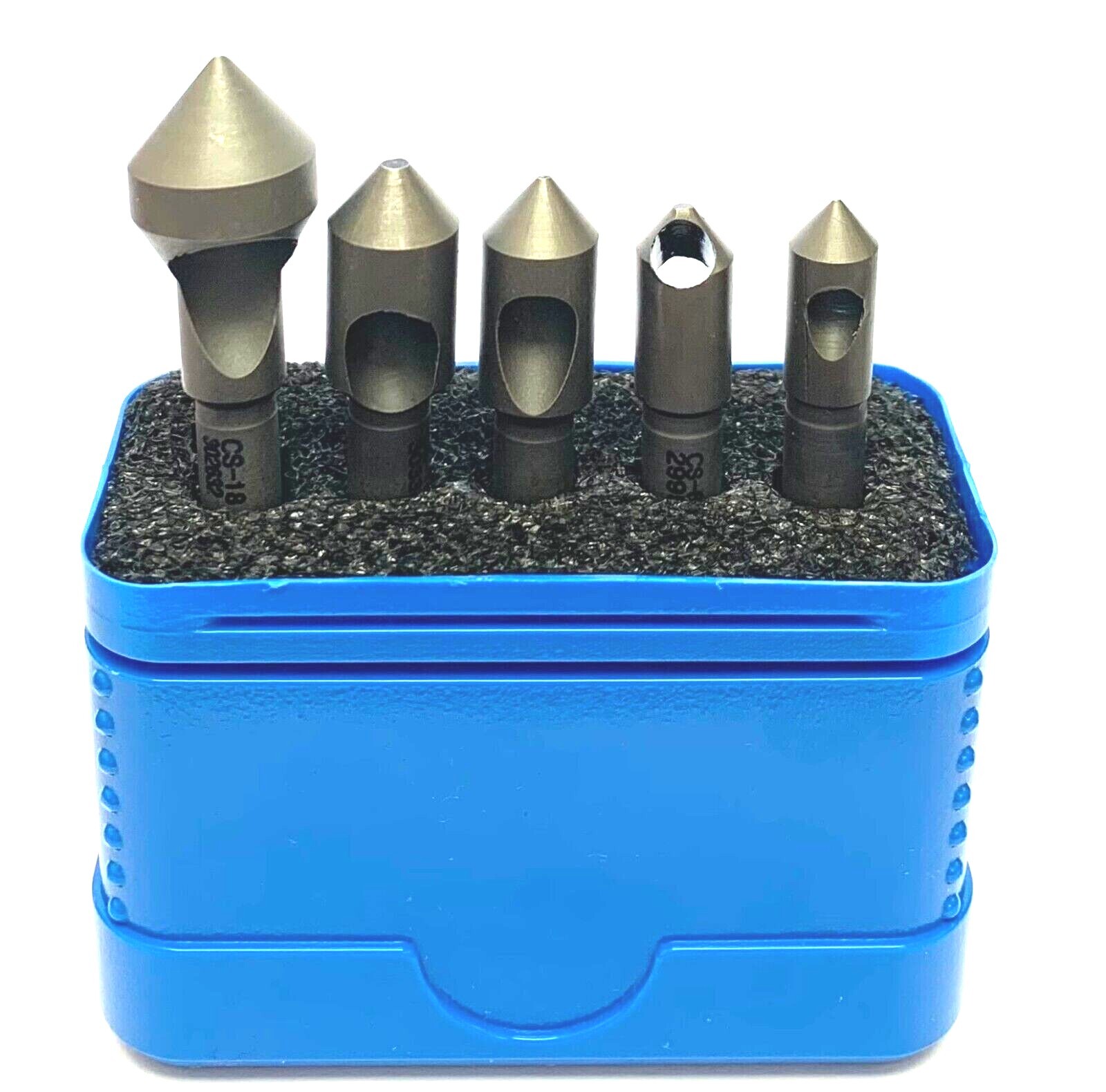 WELDON 5 PC COUNTERSINK SET  82 DEG  INCLUDES CS-5S, 6S, 8S, 10S, 18S - 99046