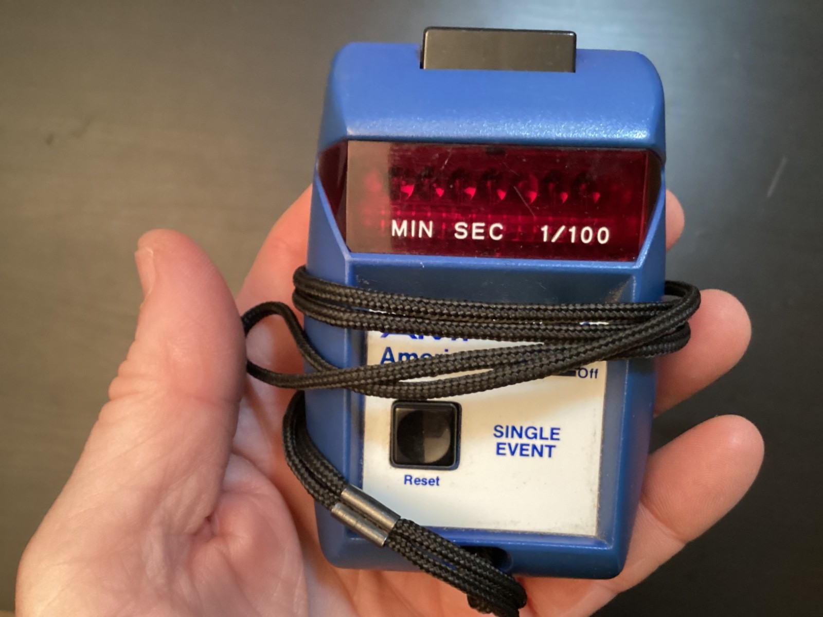 Vintage AMF American Single Event Timer Stopwatch Works