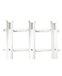 Whitecap Poly Fishing Rod Storage Rack Three Rod