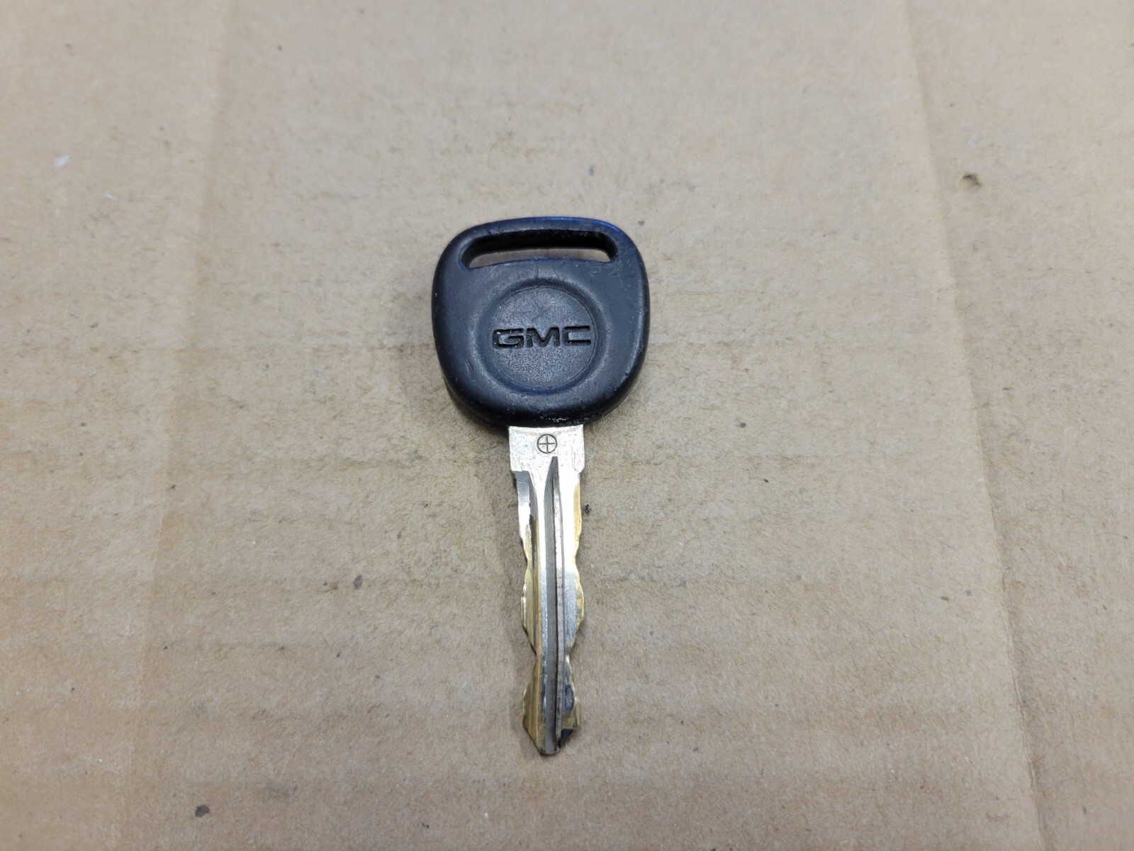GMC OEM Factory Black & Chrome Ignition Door Key