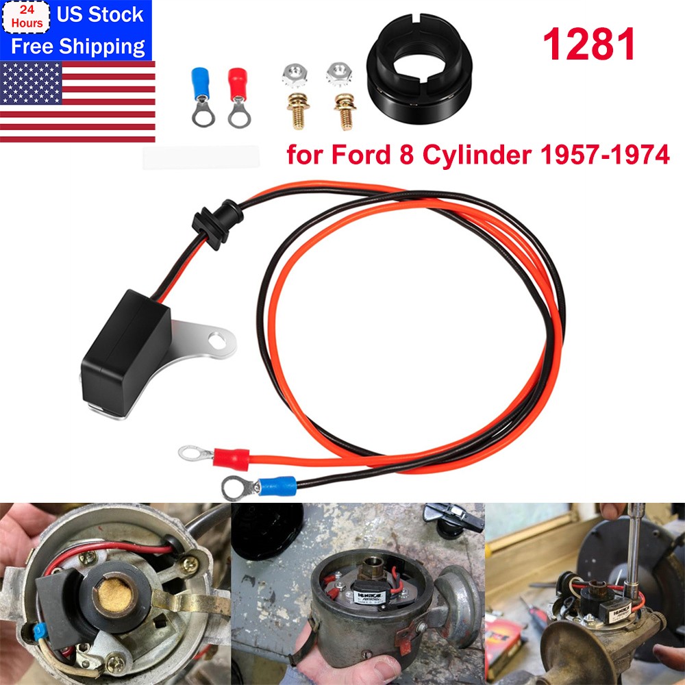 For Ford V8 Pertronix 1281 Ignition Points-to-Electronic Conversion Kit Ignitor