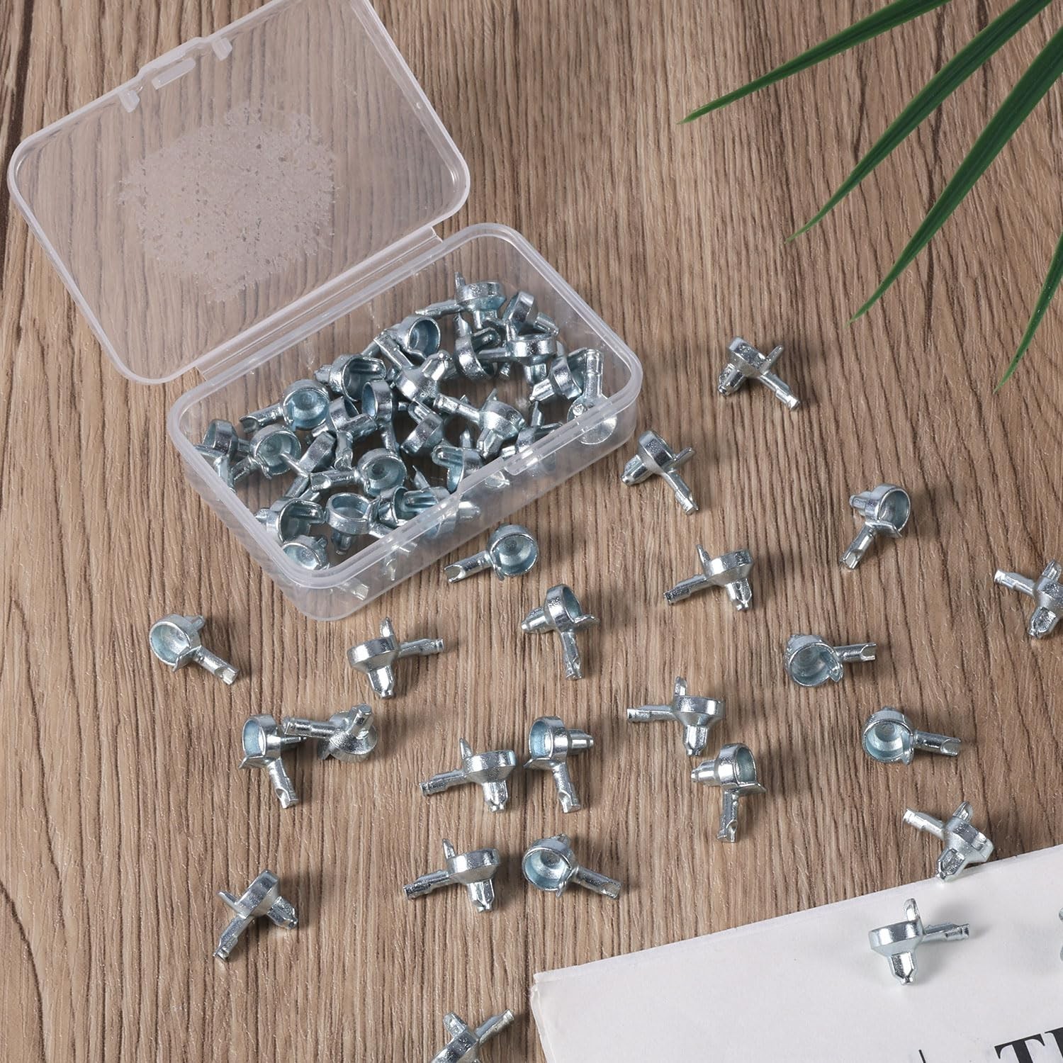 50Pcs Shelf Pegs Compatible with IKEA Billy Bookcase (Part 131372) Alloy Shelf