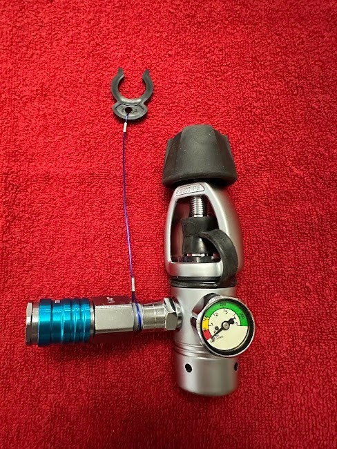 Hookah Diving 1st stage dive rite regulator/quick connect SCUBA FREE gauge