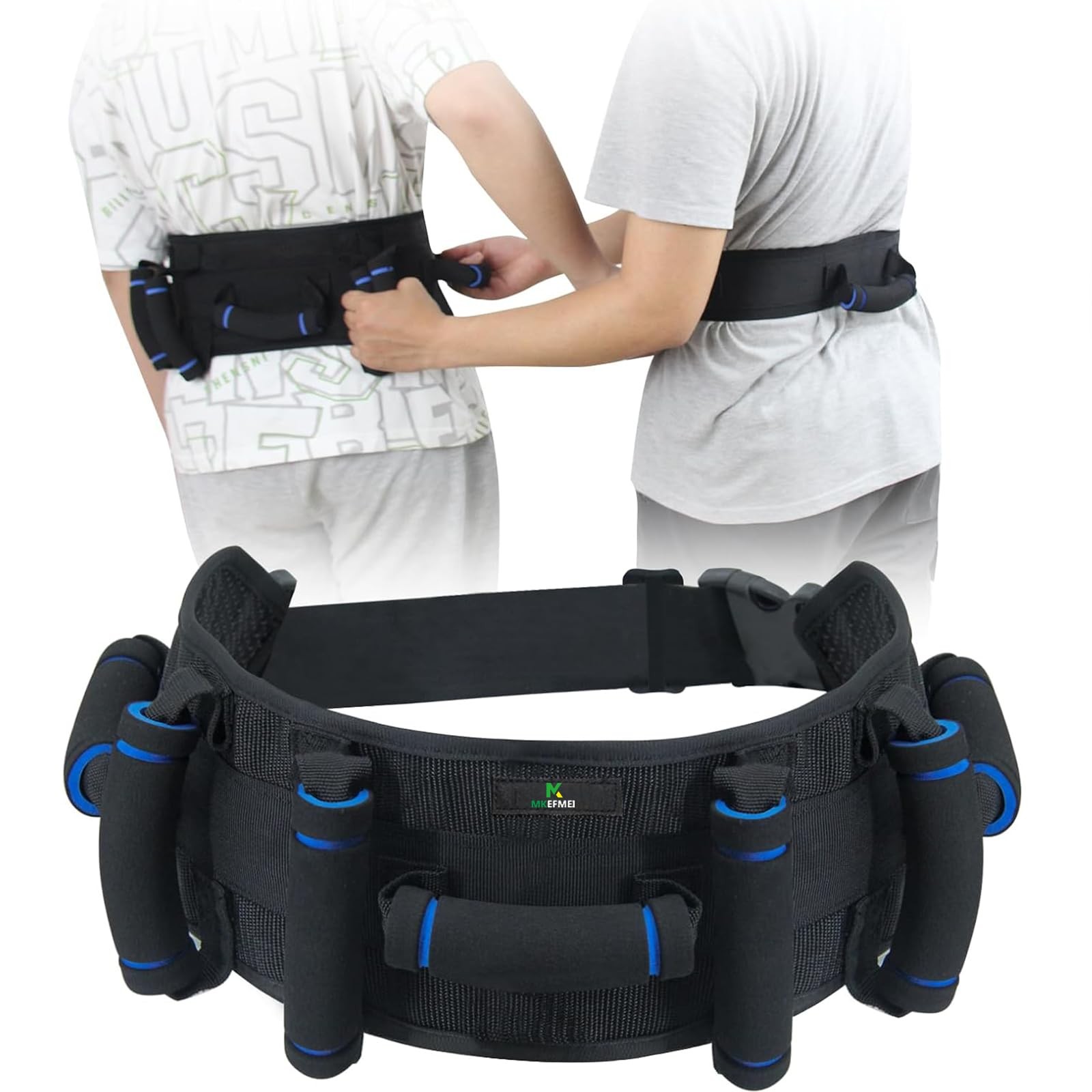 Transfer Belt for Seniors, Safety Walking Support with Quick Release Buckle