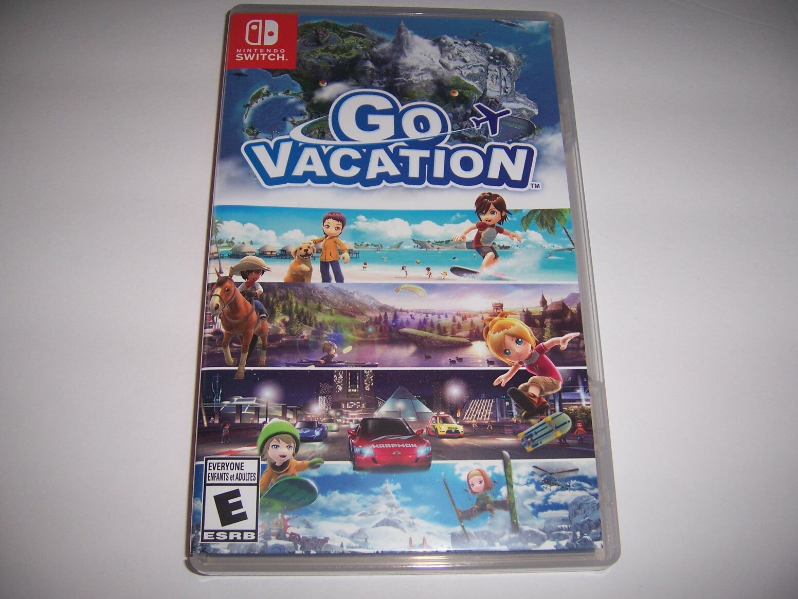 Original Box Case Insert Replacement Nintendo Switch Go Vacation