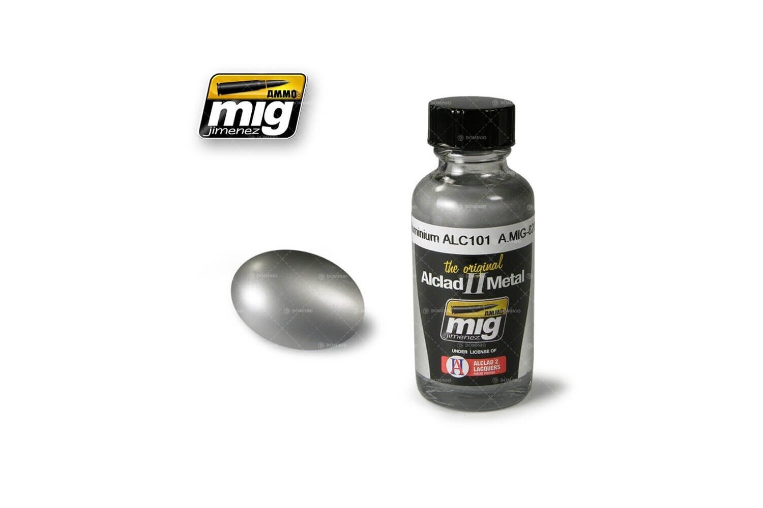 Ammo Mig Aluminium Alclad Metallic Paint ALC101	 30ml