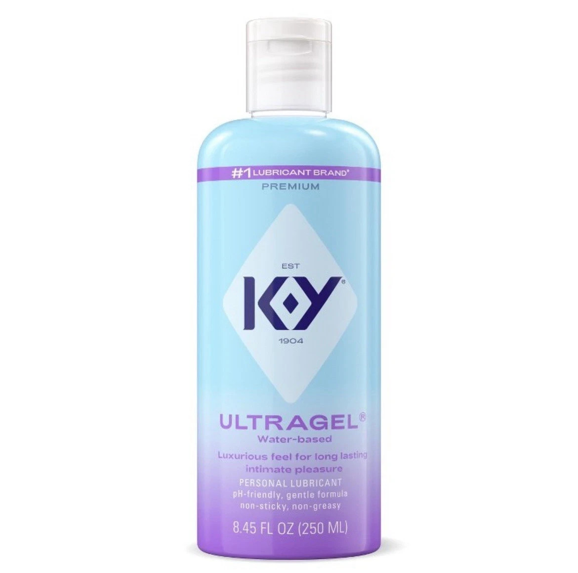 K-Y Ultragel Water-Based Premium Intimate Pleasure Personal Lubricant, 8.45oz