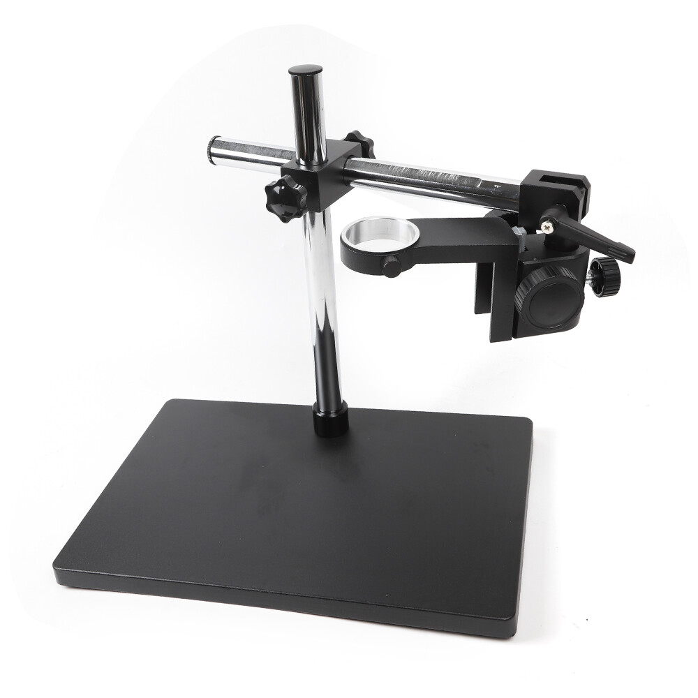 Lab Dual Arm Set 50 mm Digital Microscope Camera Table Stand Holder Lift Bracket