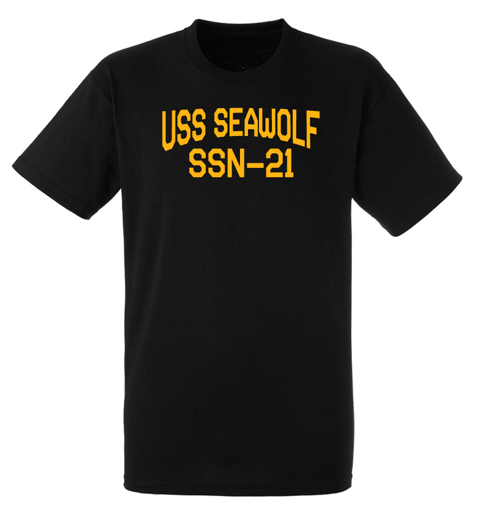 USS Seawolf SSN-21 Submarine Standard Size Short Sleeve Tee Shirt