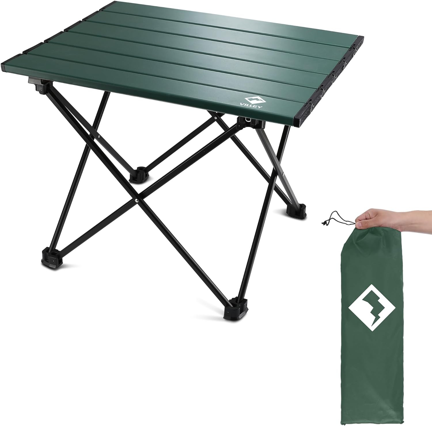 Ultralight Aluminum Folding Camping Table with Carry Bag for Outdoor Adventures