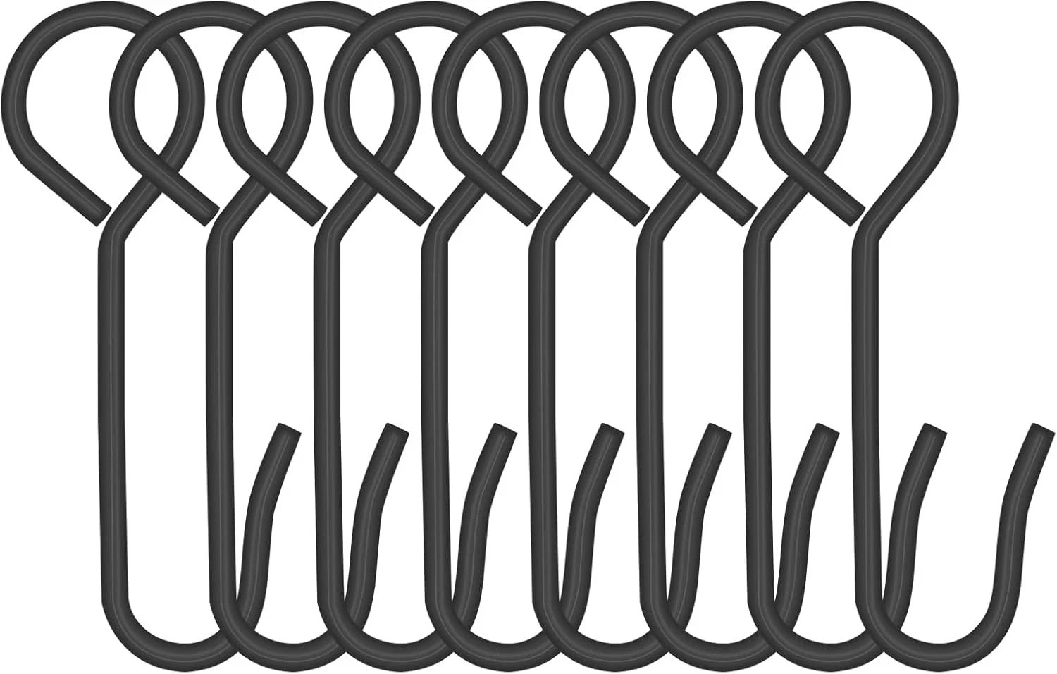 Steel Target Hanger Shooting Hook 6.1 inches (L) x 1.37 (D), blackSteel Target H