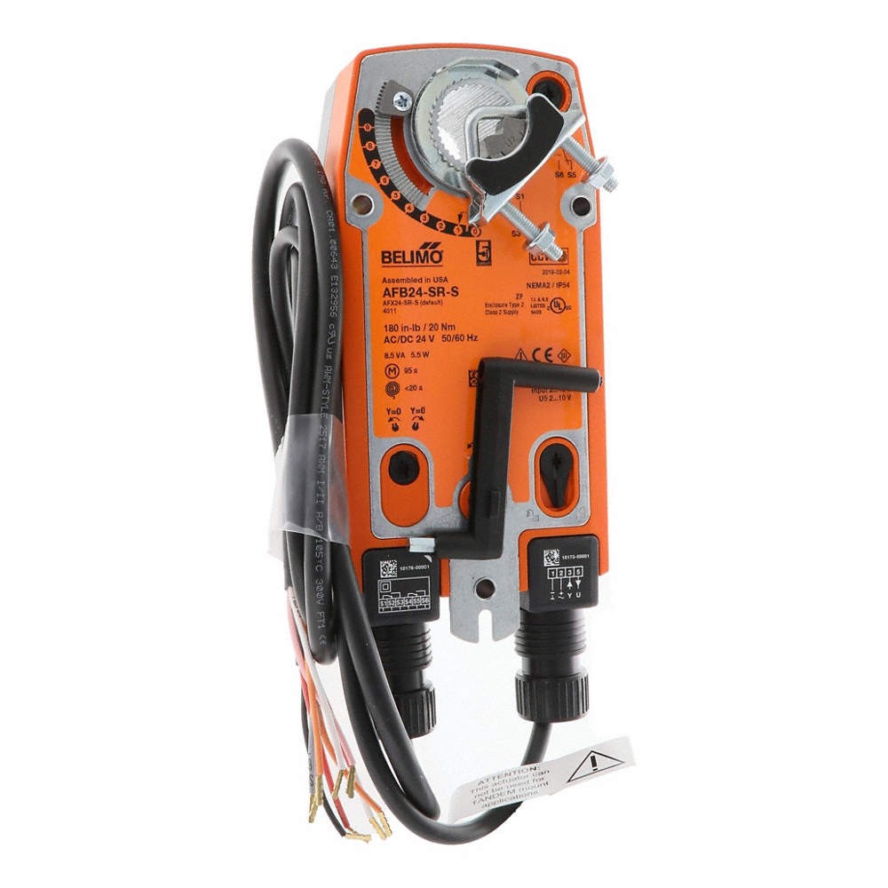 BELIMO  24v SR 180inlb 2-10v AuxSw 875WP2