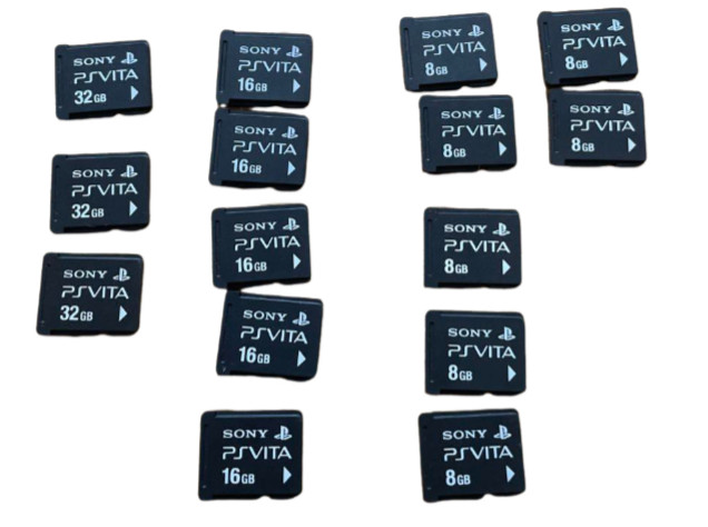 SONY psvita PCH 2000 memory card 32GB x 3 16GB x 5 8GB x 7 Set