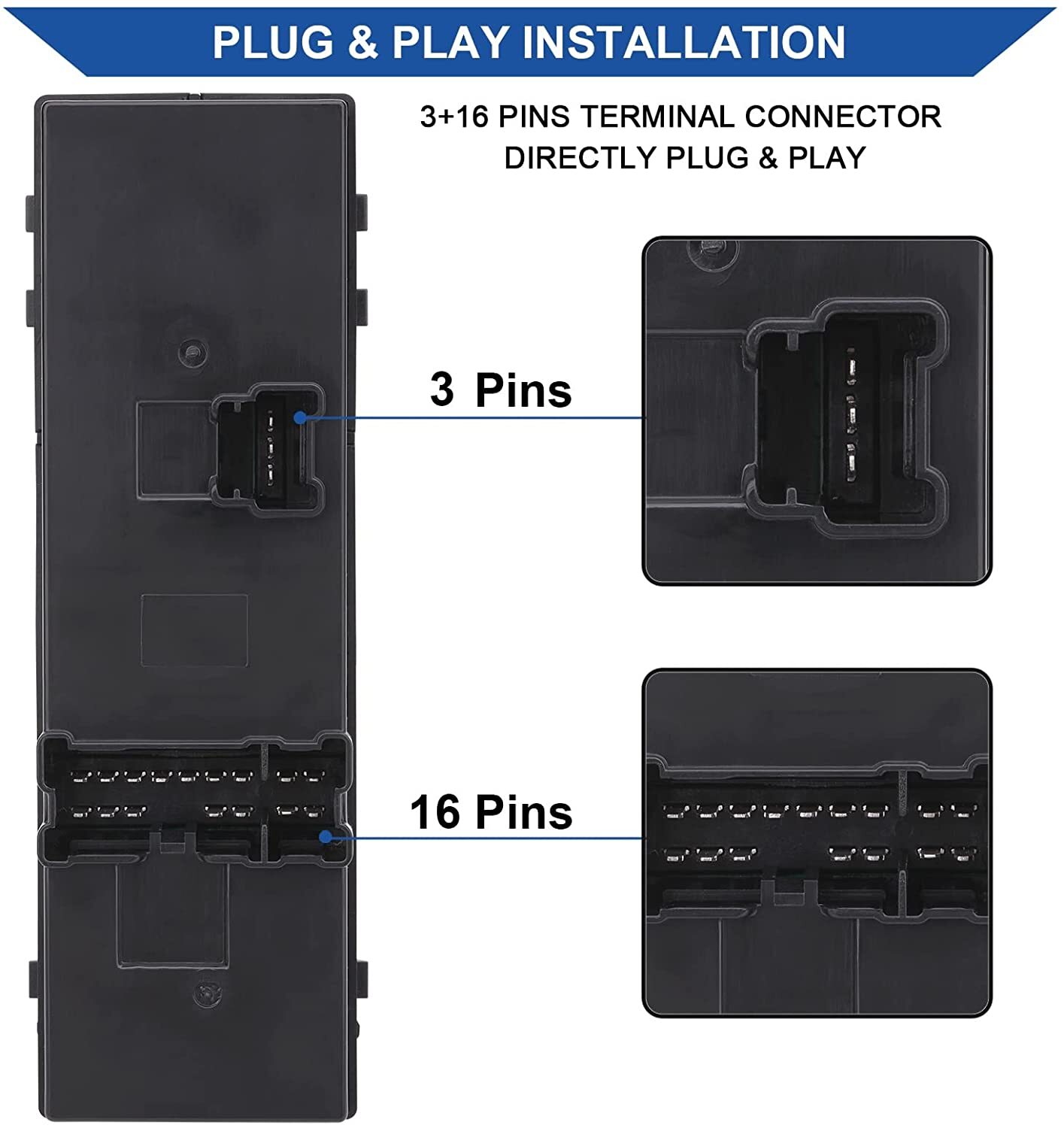 Window Control Switch for Nissan Altima Pathfinder Murano Maxima Kicks 2013-2020