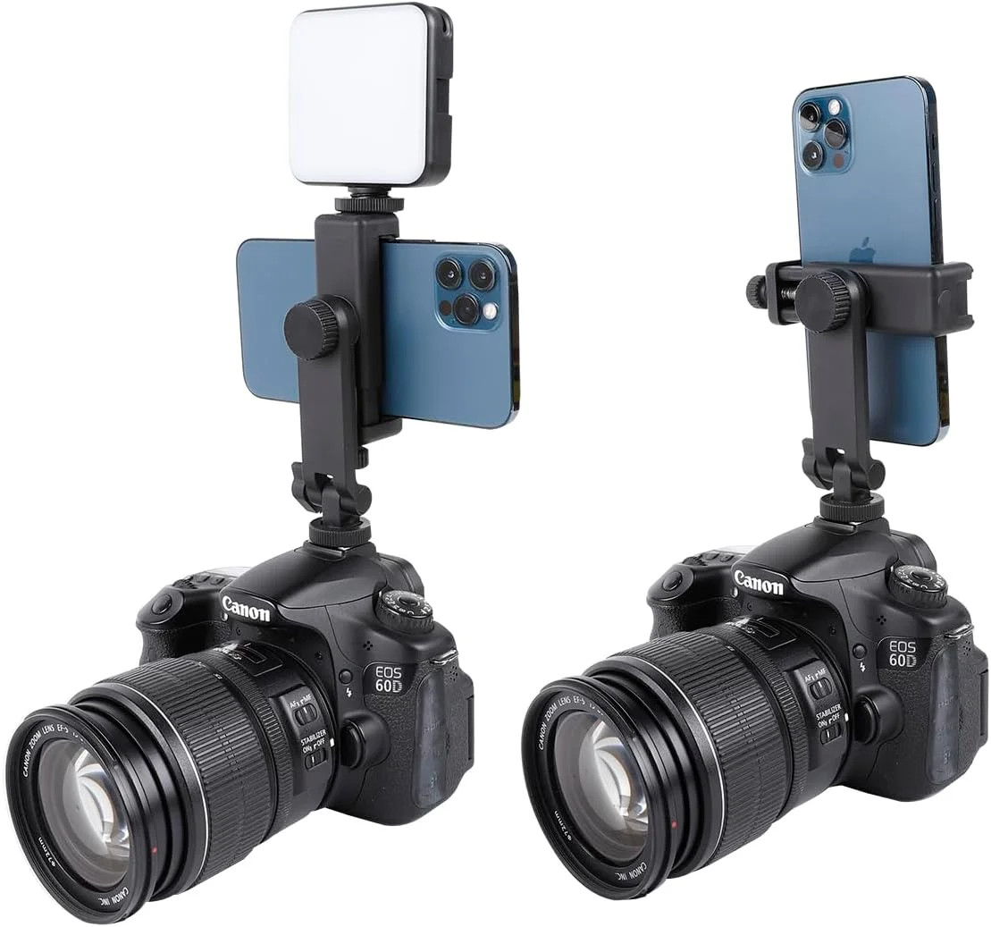 Multifunctional Universal Cell Phone Tripod Mount Adapter 360 Rotation Camera Ho
