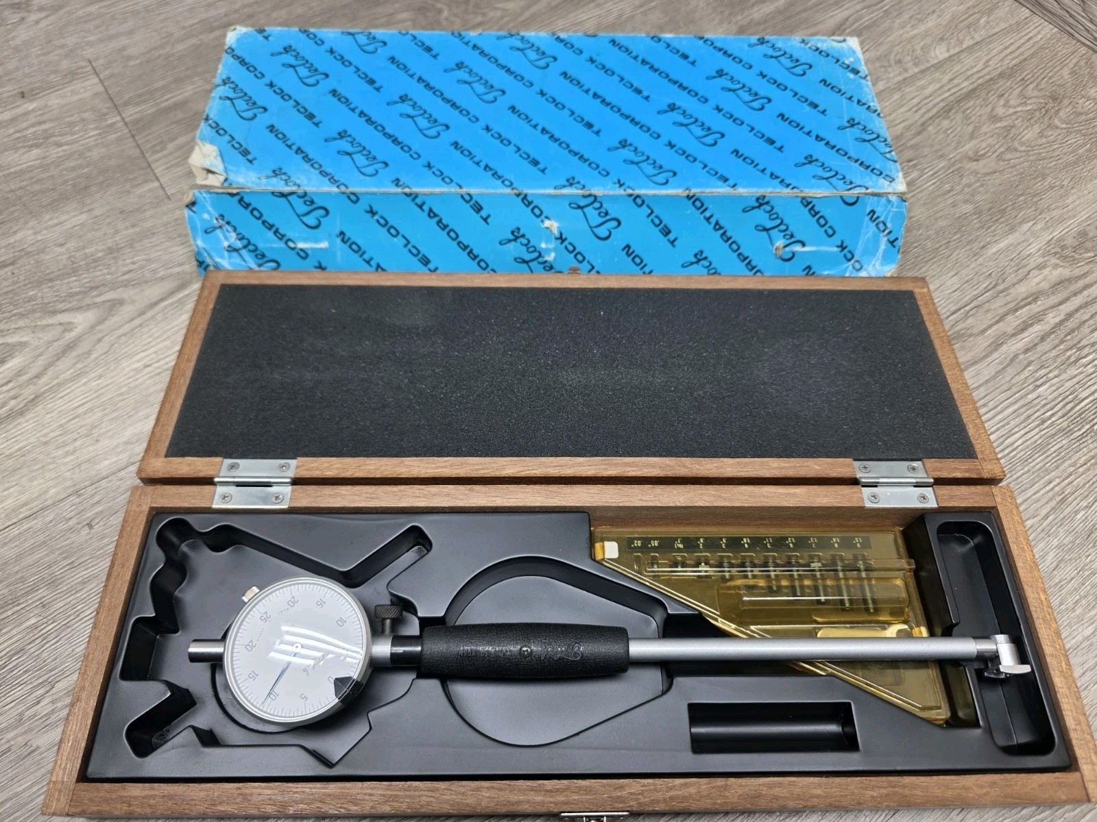 Teclock Mitutoyo cylinder gauge .7"-1.4" model CCI-35 Little Use Free Shipping!!