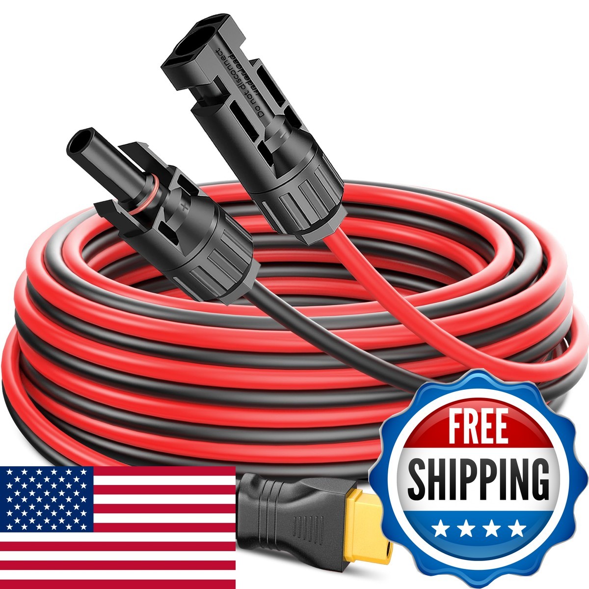 Gonifeto Solar Connector To Xt60 Cable 12Awg 25Ft Solar To Injection Molding