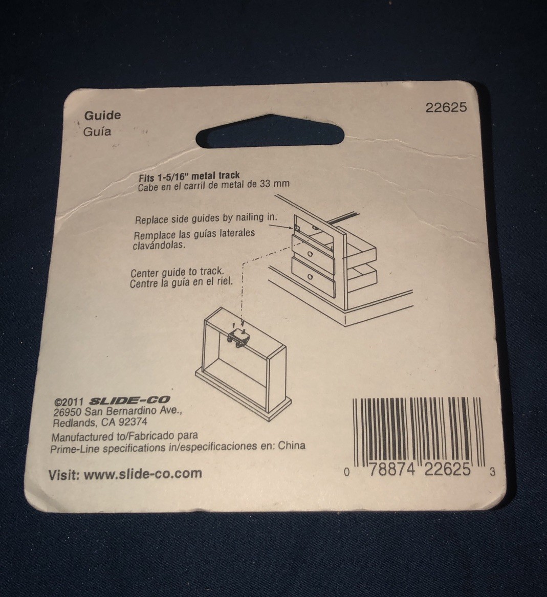 Slide-Co 22625 plastic drawer guide