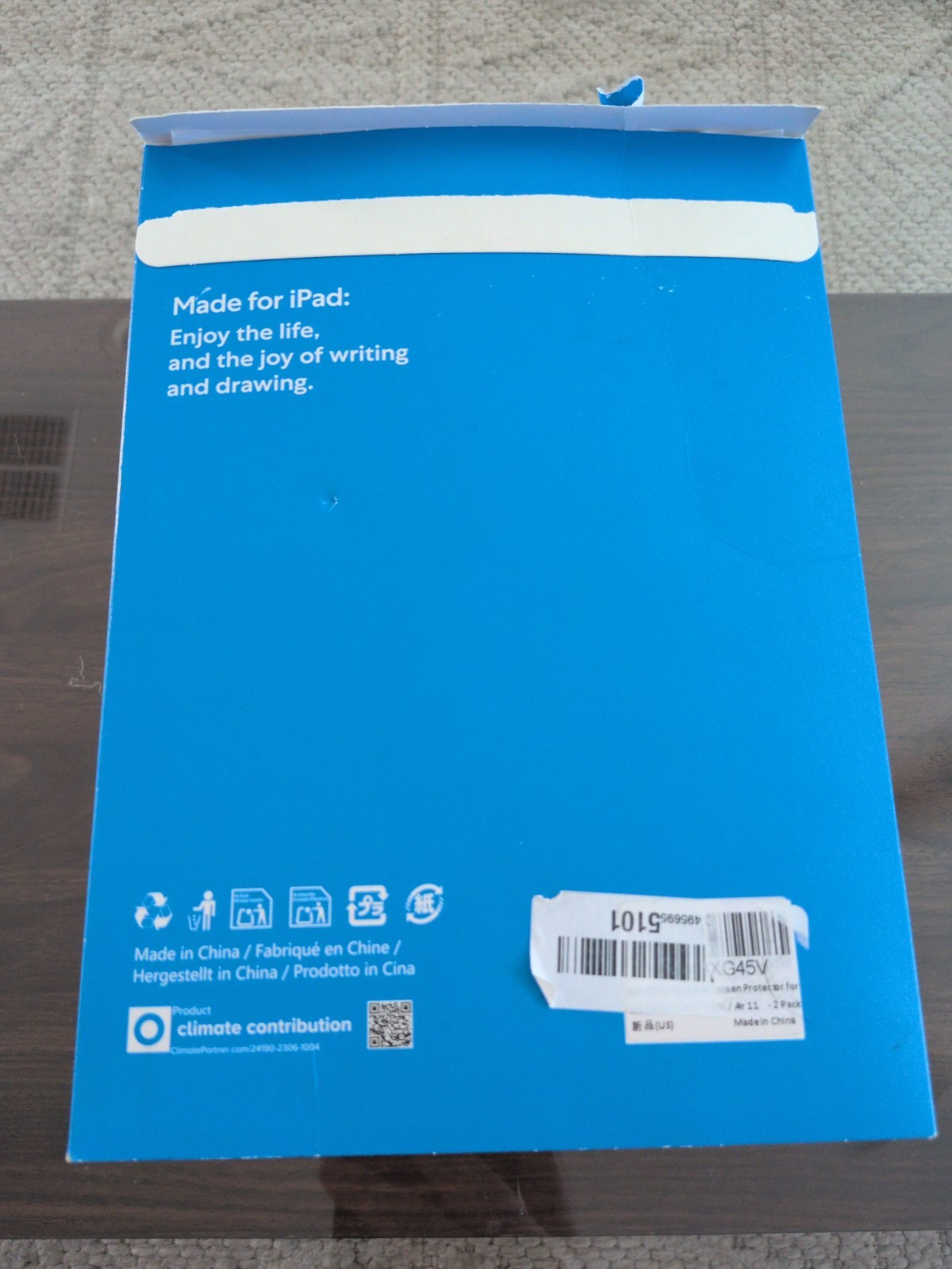 MOBDIK 2 Pack Paperfeel Screen Protector Compatible 10th/air 11, Transparent