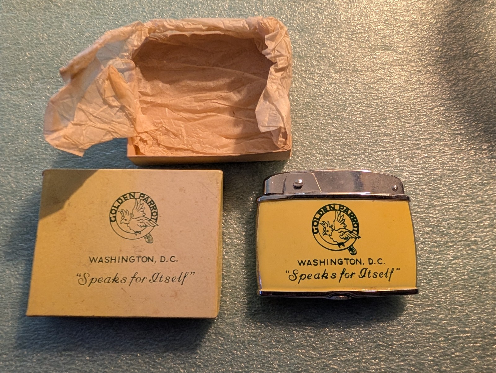 Vintage Golden Parrot Restaurant Speaks For Itself Washington DC NIB NOS