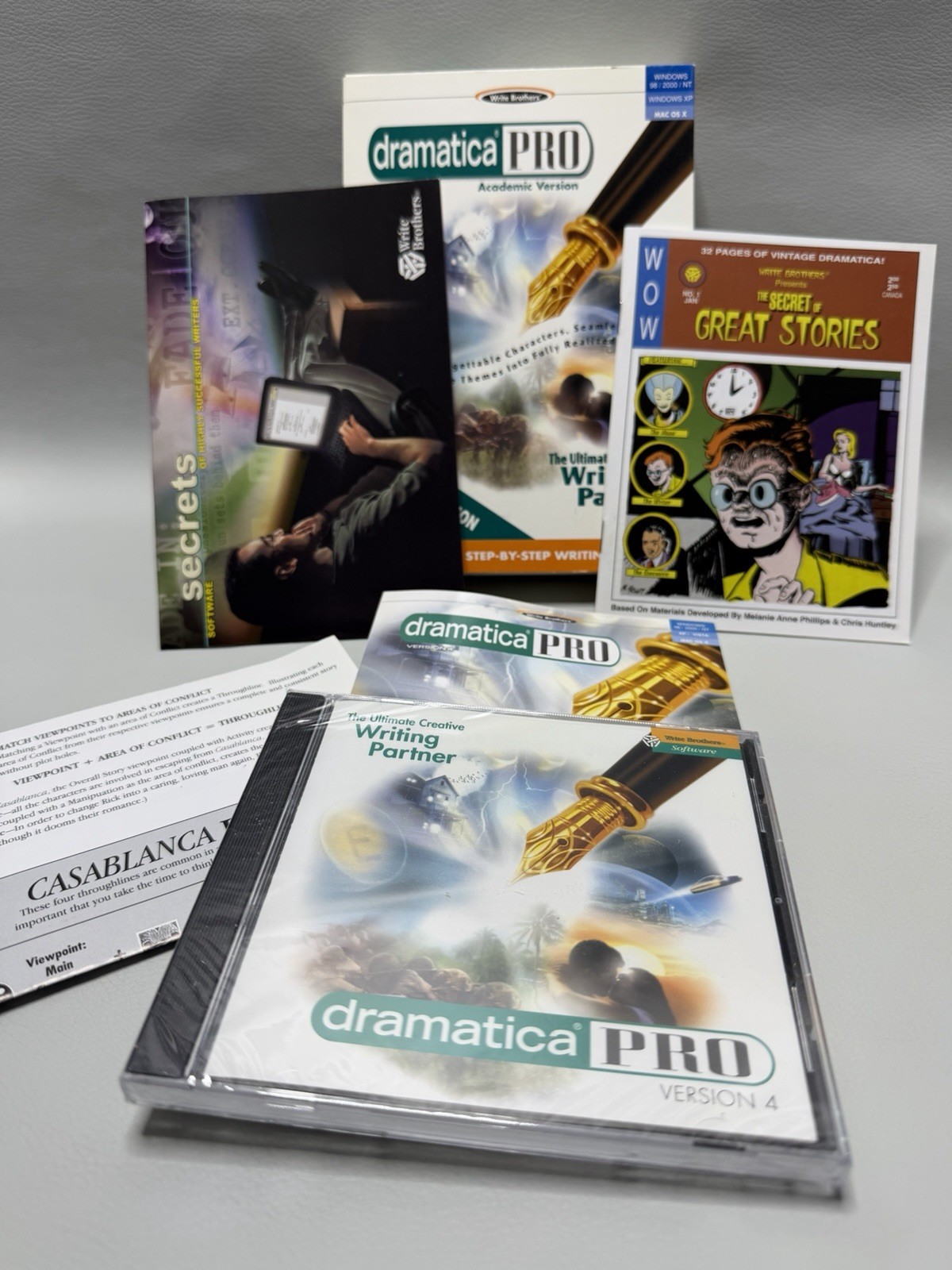 Dramatica Pro Version 4 Academic Creative Writing Software Mac Windows PC Boxed